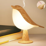 Verilux Desk Lamp for Home Decor with 1800mAh USB Rechargeable Battery | 3 Color LED Bird Aromatherapy Light