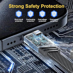 Verilux® 4 in 1 USB to Type C Cable 3.3Ft PD 65W Fast Charging Data Transfer Support Thunderbolt Light-ning Type A Equipment for iPhone 16 15 Galaxy S25 S24 MacBook iPad 2 PCS