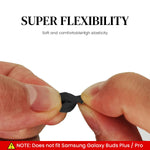 Verilux Earbud Tips for Galaxy Buds Live with Non Slip Wing Design and 6 Pairs Silicone Fit
