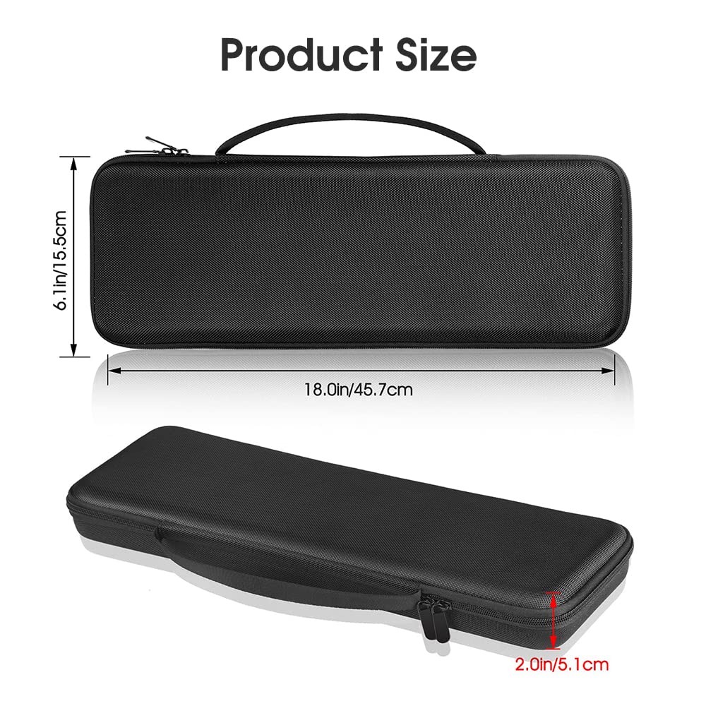 Verilux Hard EVA Storage Case for MX Keys Advanced Waterproof Keyboard Hard Storage Bag Keyboard Sorage Case Travel Case