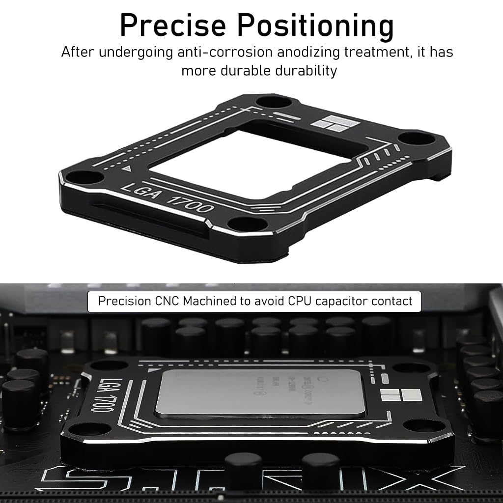 Verilux CPU Contact Frame Kit for Intel 12th and 13th Gen LGA1700 | Anti Bending Buckle