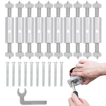 Serplex 86 Type Electrical Box Repair Kit with 10 Switch Sockets & Screws