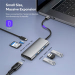 Verilux USB C Hub for Laptops with 7 Ports and 4K HDMI | 100W Power Delivery Charging