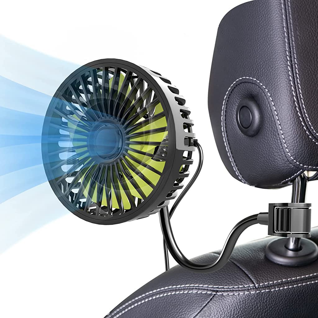 USB Fan for Car Back Seat