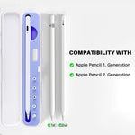 ZORBES® Protective Pencil Case for Apple Pencil 1st and 2nd Generation, S Pen Case Storage Carrying Case for Stylus Pen Magnetic Pen iPad Pen (Without Pen and Tip)