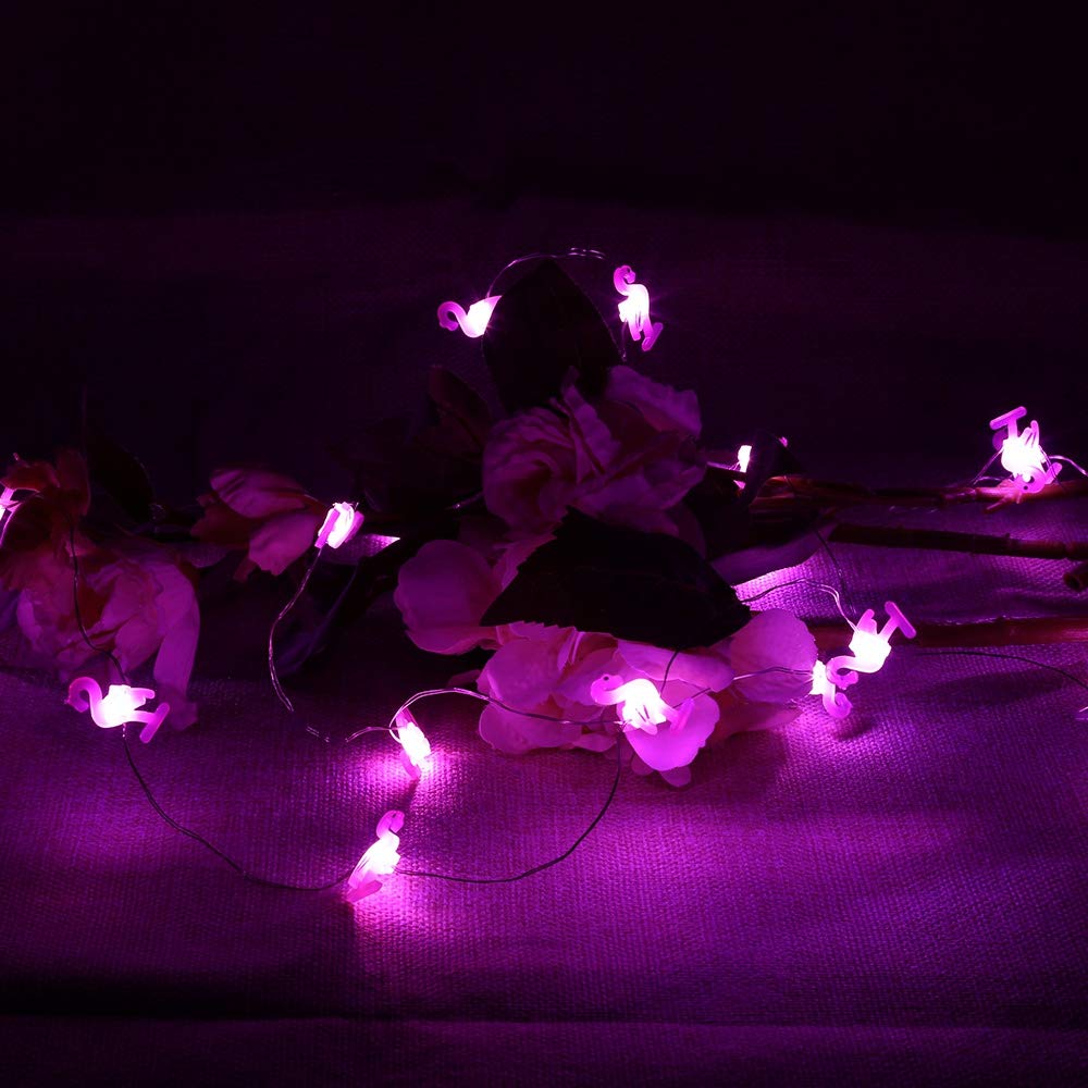 Verilux String Light for Christmas and Home Decoration with 20 LEDs 2m Copper Wire | Pink