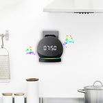ZORBES® Wall Mount for Alexa Echo Dot 4th Generation, Space-Saving Solution Wall Holder with Cord Management for Your Smart Home Speakers, Alexa Echo Dot Accessories (Holder Only, Black)