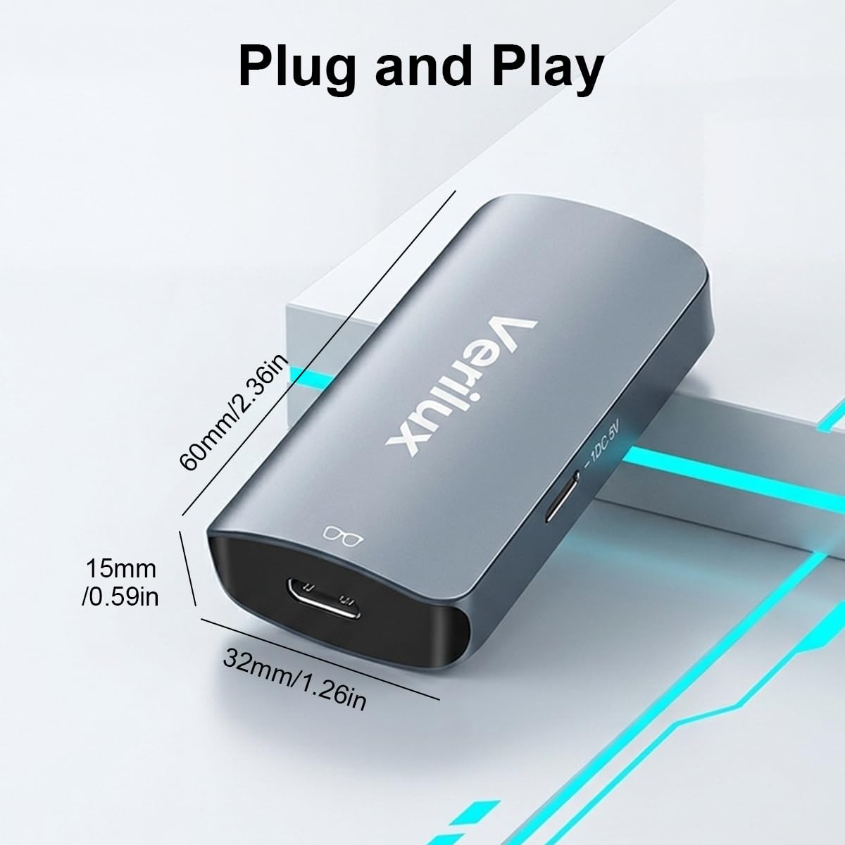 Verilux® HDMI to USB C Adapter