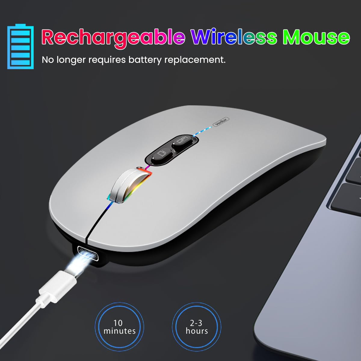 2.4G Rechargeable LED Wireless Mouse