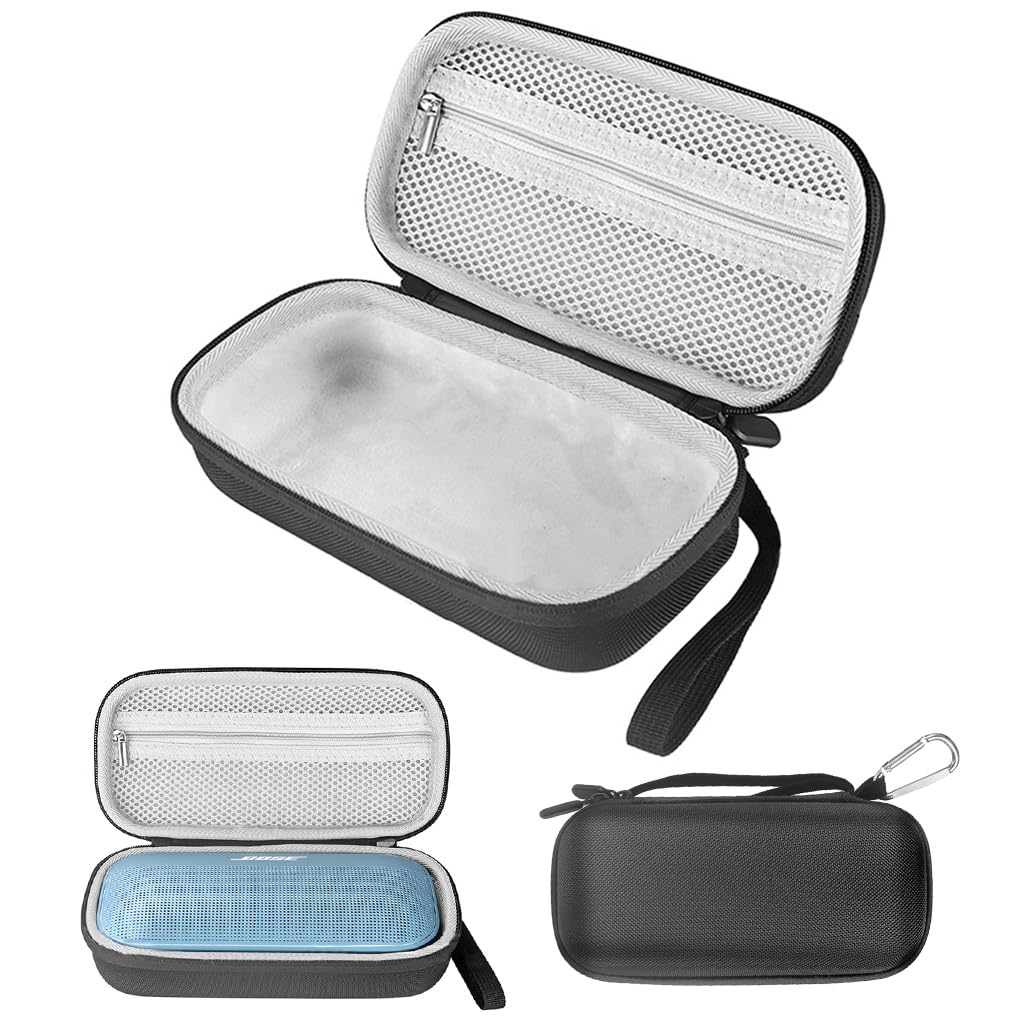 ZORBES® Carring Case for Bose SoundLink Flex Storage Case with Hand Strap Hard EVA Protective Case for SoundLink Flex Wireless Bluetooth Speaker, Not Included Bose SoundLink Flex