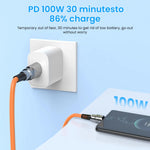Verilux USB Type C Cable for Fast Charging and Data Transfer 100W 4.92ft | 2 in 1 Smart Chip Design