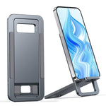 ZORBES® Cell Phone Stand, Folding Aluminum Mobile Phone Holder Bracket for Desk Portable Travel Holder Office Desk Accessories Compatible with iPhone/Samsung S22 S21 A53