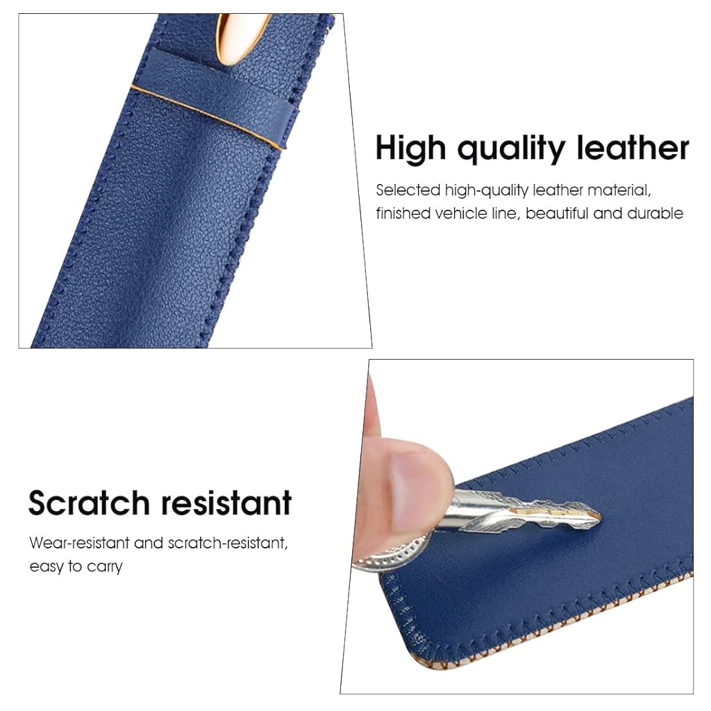 ZORBES® Leather Protective Pencil Cover for Apple Pencil 1st 2nd Generation Stylus Pen Sleeve 3PCS