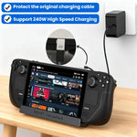 Verilux Type C Adapters for Steam Deck and Switch with 240W PD, 80Gbps & 8K Output | 3 Right Angle Styles