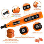 Verilux Mini Grinding Machine, Electric Cordless Rotary Tool, 3.7V Mini Rotary Tool Kit for Handicraft with 55pcs Sanding Accessories, 3 Rotating Speed Adjustable USB Charging Power Rotary Tool for Polishing