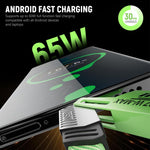 Verilux 4 in 1 USB C Charging Cable Green