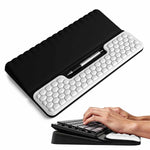 ZORBES® Wrist Rest with Keyboard Stand,Computer Wrist Support Pad,Ergonomic Keyboard Riser Holder Lift Tray with Pad Soft Memory Foam Desk Cushion Palm Arm Hand Typing for Office Home Gift