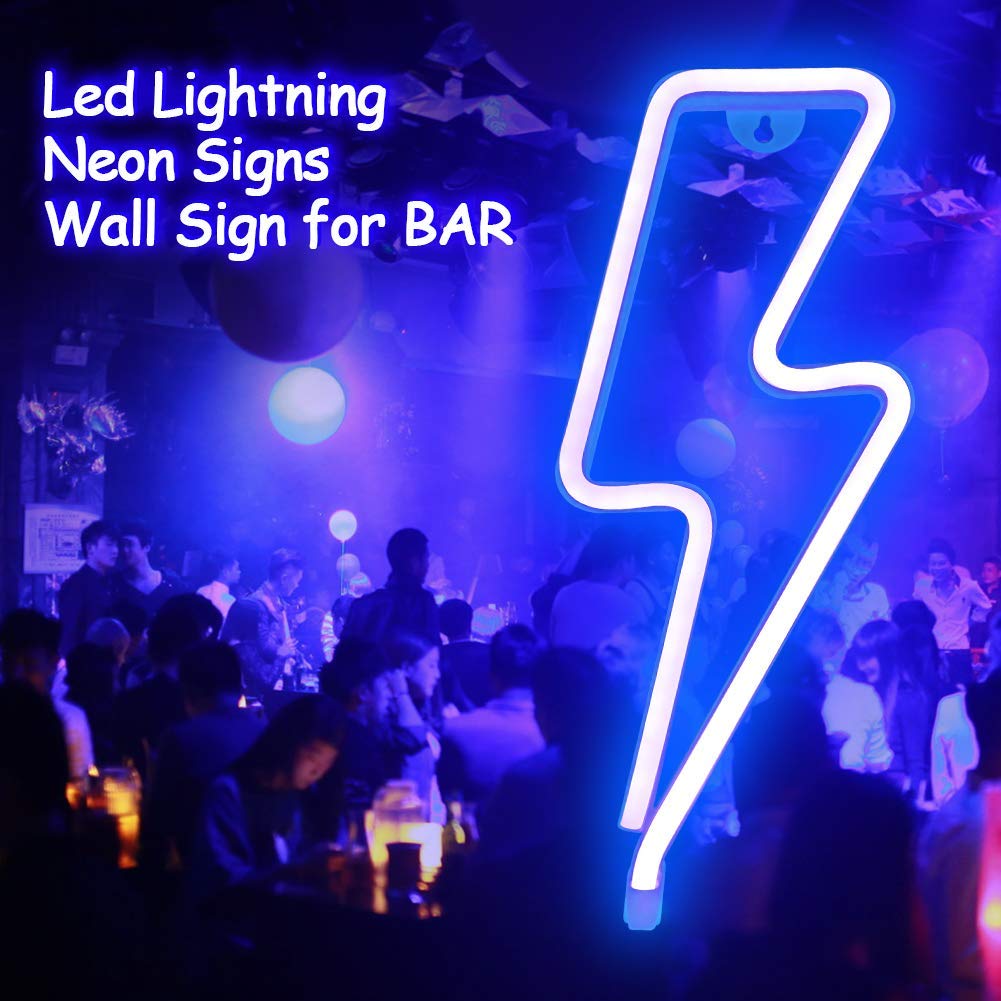 Verilux Neon Wall Light Neon Light Sign Dewali Light Design Battery or USB Powered Led Lighting for Bedroom Decoration Happy Birthday