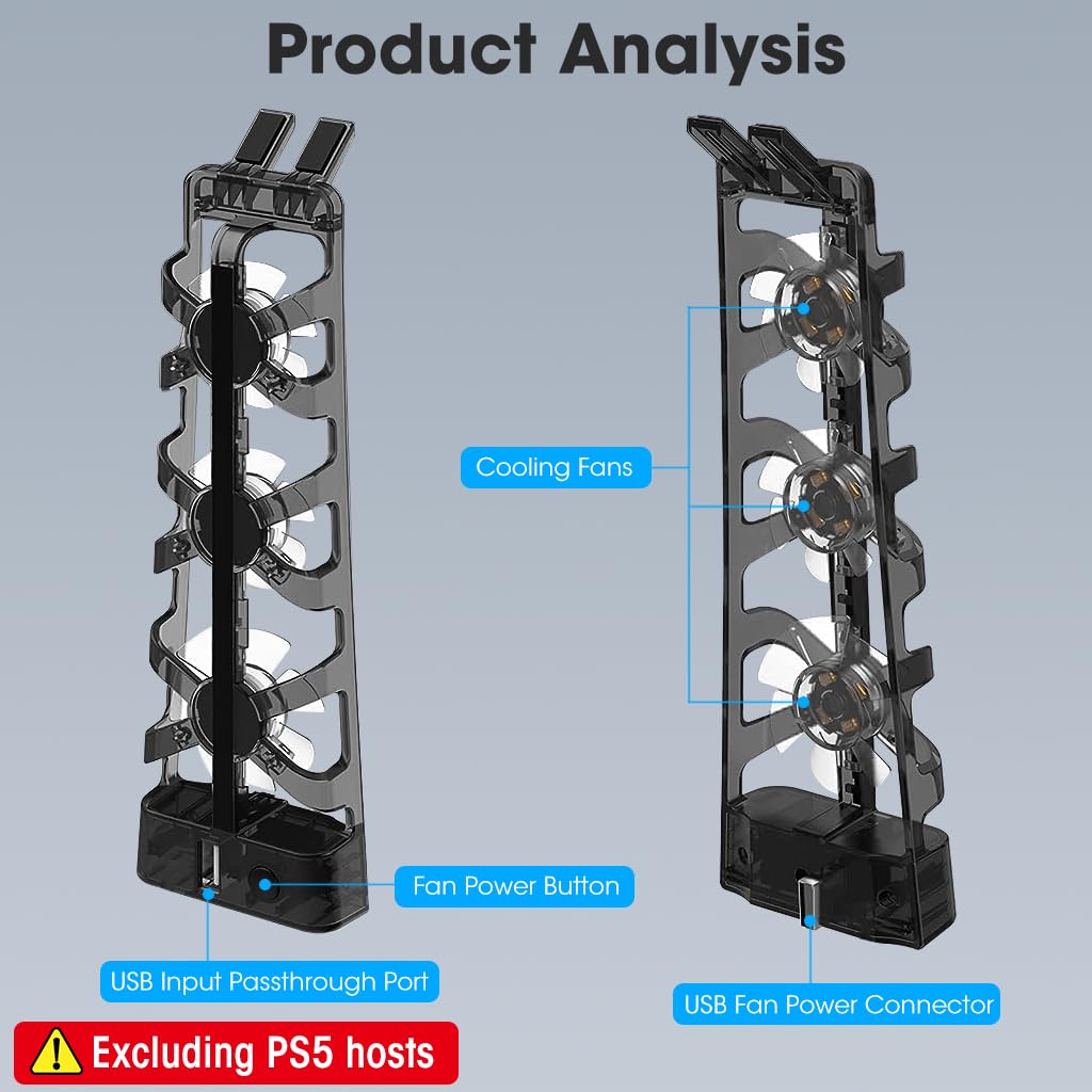 ZORBES® PS5 Cooling Fan