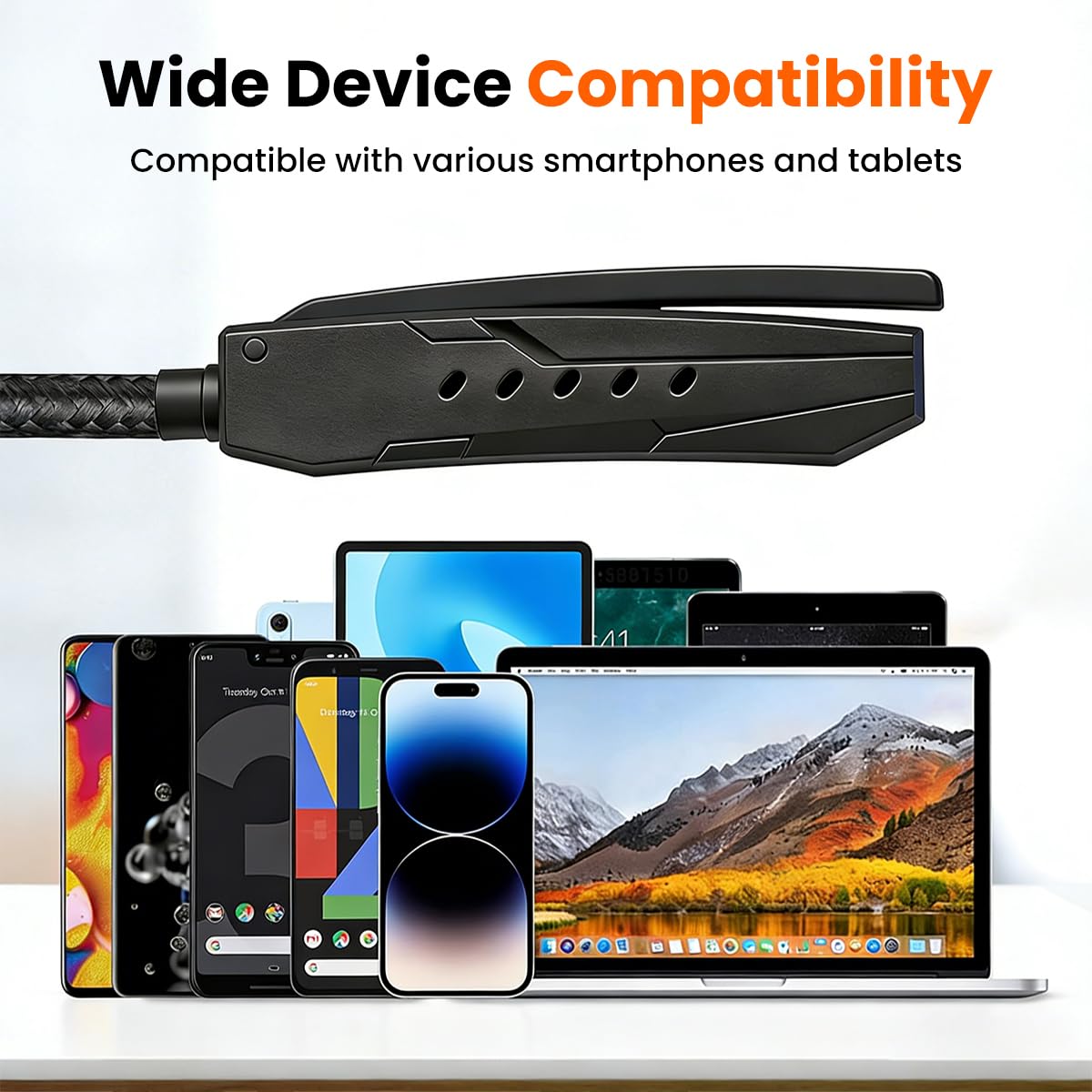 Verilux 27W USB-C to Lightning Stand Cable