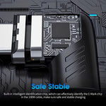 Verilux Type C Adapter with 120W PD Fast Charging and Right Angle Magnetic Design | Black