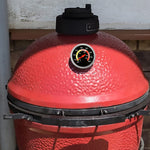 ZORBES® 430 Stainless Steel BBQ Charcoal Grill Pit Thermometer Smoker Temperature Gauge with Fahrenheit and Heat Indicator for Meat Cooking Lamb Beef