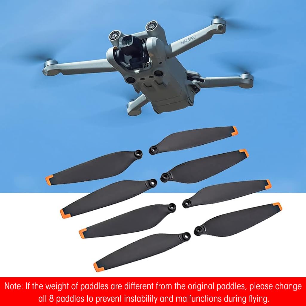 ZORBES® 8Pcs Propeller Blades Replacement for Dji Mini 3 Pro