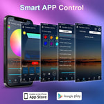 Verilux® 10M Smart WiFi LED Strip Lights, Remote APP Control Lighting Strips, Music Sync Color Changing, Plug and Play for Bedroom, Kitchen, TV, Party, Compatible with Google Assistant, IFTTT