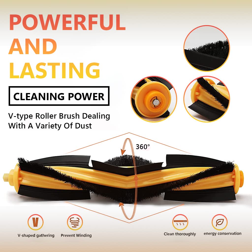 Verilux Replenishment Kit for Ecovacs Deebot | 25 pcs Replacement Accessories Set