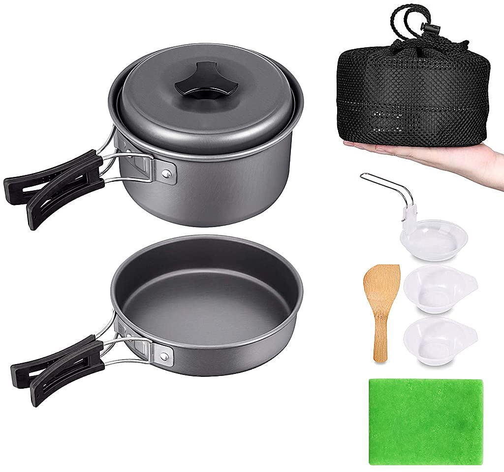 Verilux 8pcs Camping Cooking Set