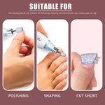 Verilux Sanding Bands 50pcs 180 Grit for Nail Drill with 3/32 Shank | Manicure Pedicure