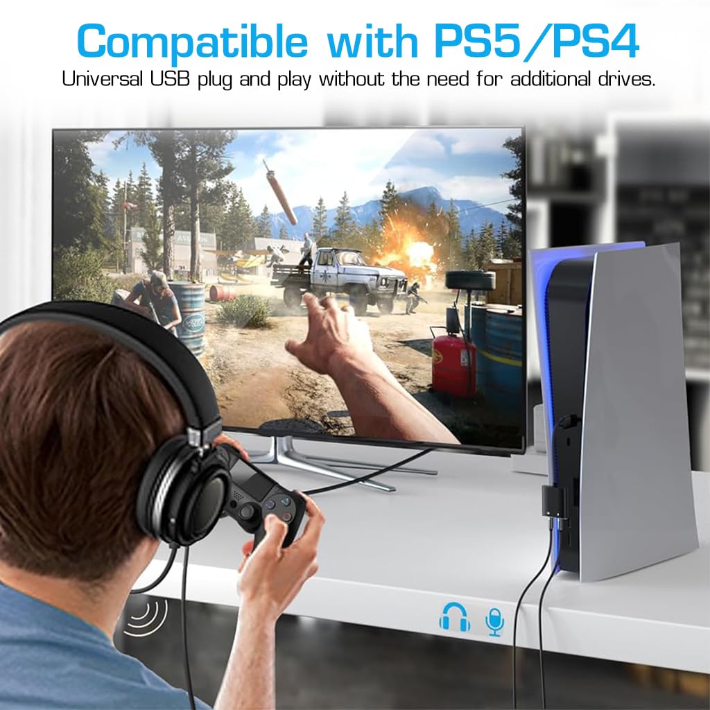 Zeitel® USB Sound Card USB to 3.5mm Jack Audio Adapter USB