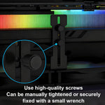 ZORBES® GPU Support Bracket, Graphics Card Holder with Adjustable Height 6-96mm, Anti-Sag Support Stand for PCIe Protection, Stable GPU Mount Compatible with Most ATX Cases & Graphics Cards