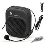 ZORBES® USB Rechargeable Voice with Headset Microphone Portable Cordless Mini Speaker, Noise Reduction, Adjustable Volume, Lightweight Teaching Tour Guide Speech Booster with Sling Strap