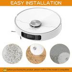 Verilux® 3pcs Replacement Side Brushes for Dreame L10s Ultra Robust Nylon Bristle Side Brushes Spare Side Brushes