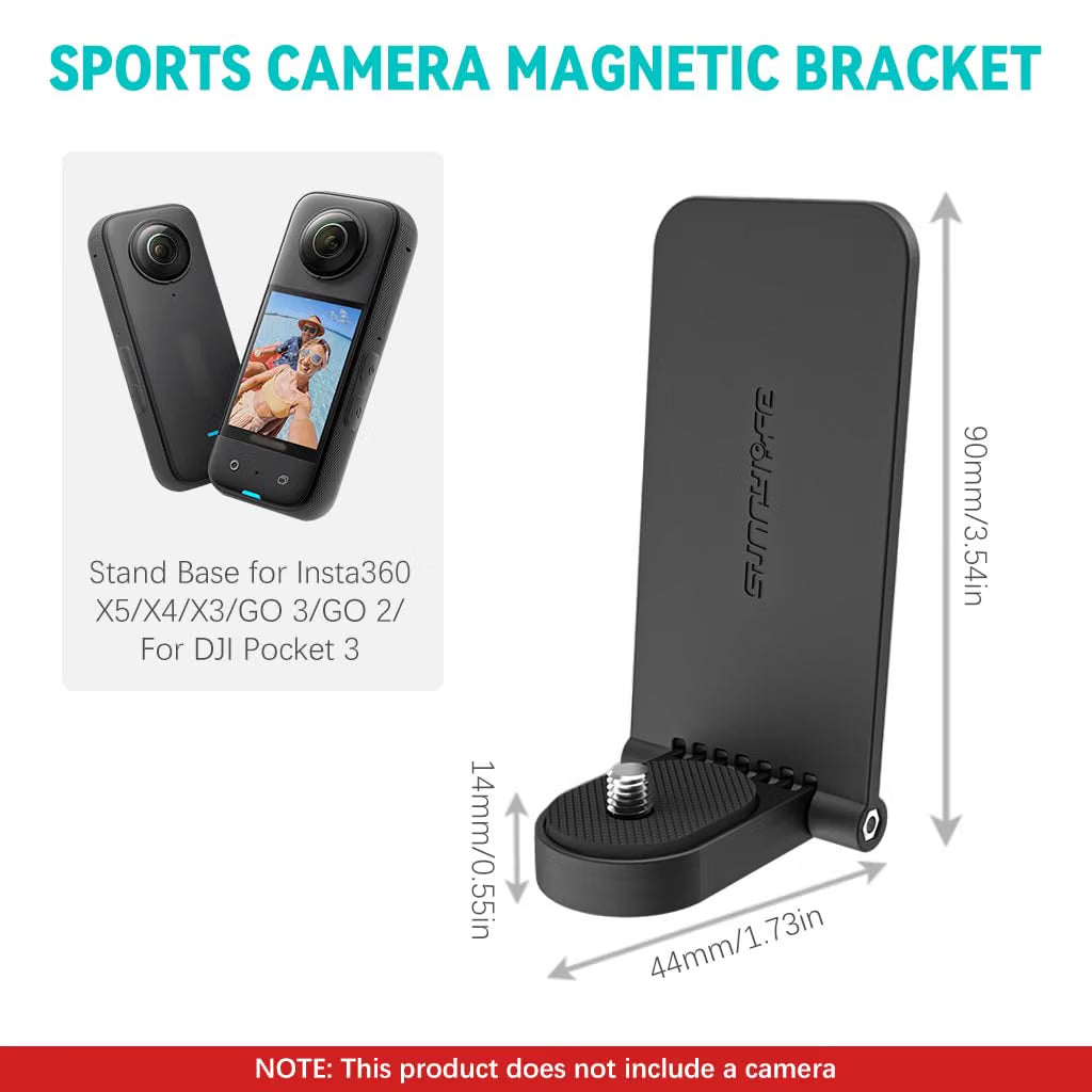 ZORBES 1/4" Car Mount Stand for Insta360 Cameras