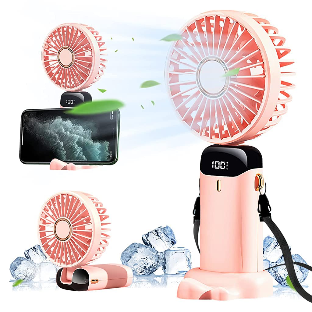 Verilux® Mini Handheld Fan (Pink)