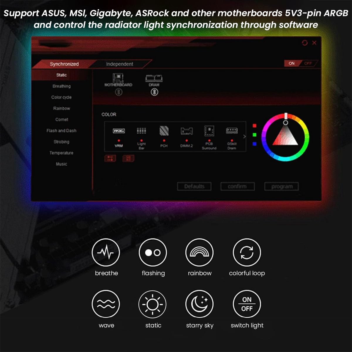 Verilux® ARGB and PWM Fan HUB