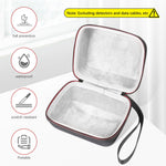 ZORBES® Carry Case for OMRON Evolv Monitor EVA Hard Shell Case Storage Bag with Hand Strap Travel Portable Carry Case for OMRON Evolv Bluetooth Wireless Blood Pressure Monitor, Only Case