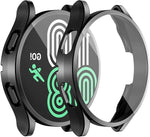 Verilux Screen Guard for Samsung Galaxy Watch 4 40mm with PC Frame and Matte Black Cover
