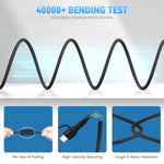 Verilux Magnetic Type C Cable for Travel and Office with 4 in 1 Connectors 1.5 m | 60W PD Fast Charging