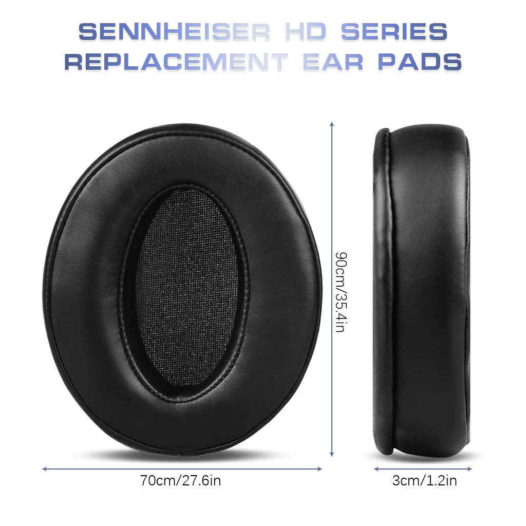 ZORBES® 1 Pair Replacement Ear Pads Cushions for Sennheiser HD Series, Universal Earpad for Sennheiser HD4.50BT HD4.50BTNC HD 4.50SE HD4.40BT HD 400S HD Noise Reduction Ear Pads