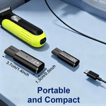 ZORBES® Compatible OneBlade QP2724, Electric Shaver Type-C Charger Adapter, Fast Charging Replacement Power Adapter