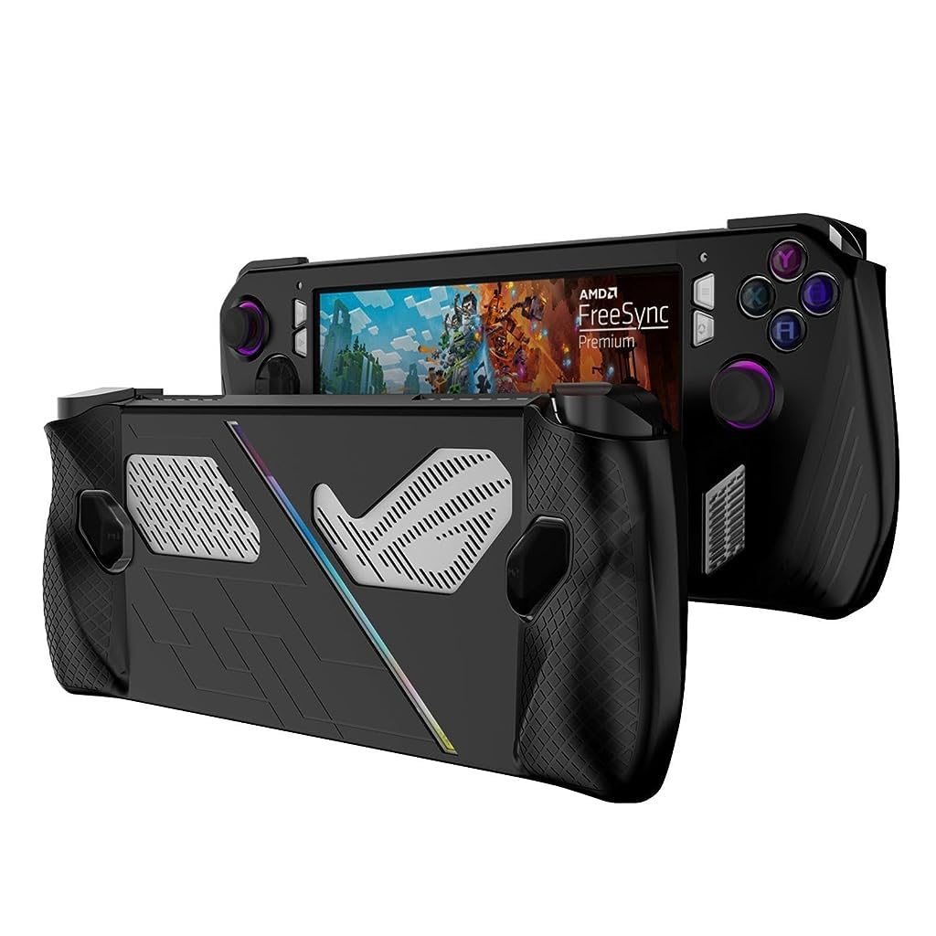 ZORBES® Case for Rog Ally Silicone Case Anti-Scratch Cover for Rog Ally Non-Slip Anti-Scratches Protective Cover for Rog Ally Protective Case Protector Game Console Skin Cover (No Rog Ally)