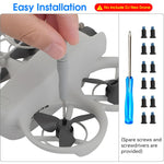 ZORBES® 4Pcs Propellers for DJ Neo Drone, Includes Screws & Screwdriver