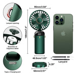 Verilux® Mini Handheld Fan (Green)