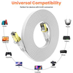 Verilux® Cat8 Ethernet Cable, 3 meter High Speed Network Patch/LAN Cable with RJ45 Connetor, 26AWG Cat8 Cable, 40Gbps 2000Mhz Lan Wire for Router/Xbox/IP Cam/Modem