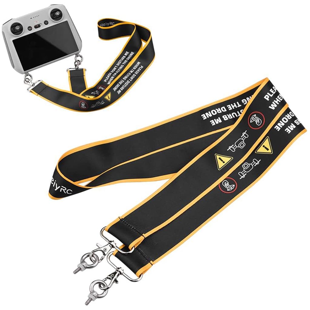 ZORBES® Neck Strap for Controller of DJI Mini 3/ Mini 3 Pro/Mini 4 Pro/Air 3/ Air 2S/Mavic 3 Classic, Controller Neck Strap 22.8 inches Detachable Neck Strap with Attachment Rings