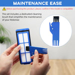 Verilux Replacement Accessories for Eufy RoboVac with 4 Filters 4 Side Brushes and Roller Brush