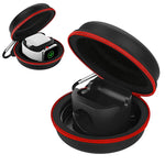 Verilux Storage Box Compatible with Apple Watch 44mm/42mm/40mm/38mm Series 6/5/4/3/2/1/SE, Portable Protective Travel Storage Bag,can Put Charger and Airpods 2 & 1 Charging Case Station Dock